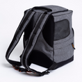 Load image into Gallery viewer, NufNuf Pet Carrier Back Bag - Light Grey
