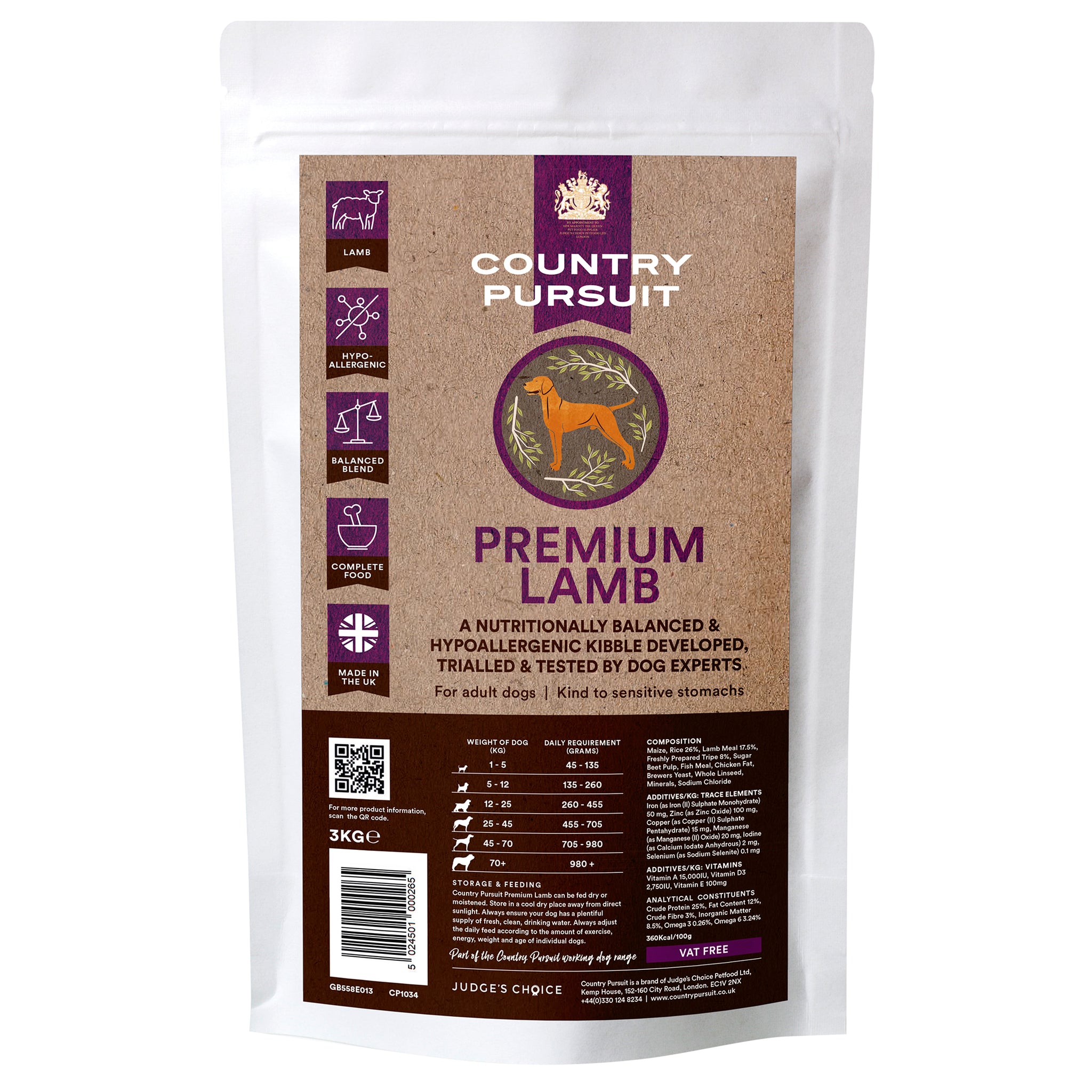 Country Pursuit Lamb, Rice & Tripe - Premium Range