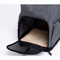 Load image into Gallery viewer, NufNuf Pet Carrier Back Bag - Light Grey
