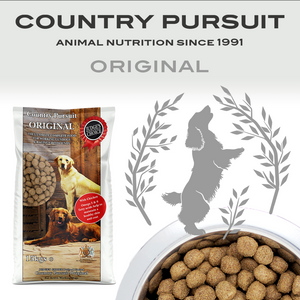 Country Pursuit Original 15kg & bowl Animal Nutrition Since 1991